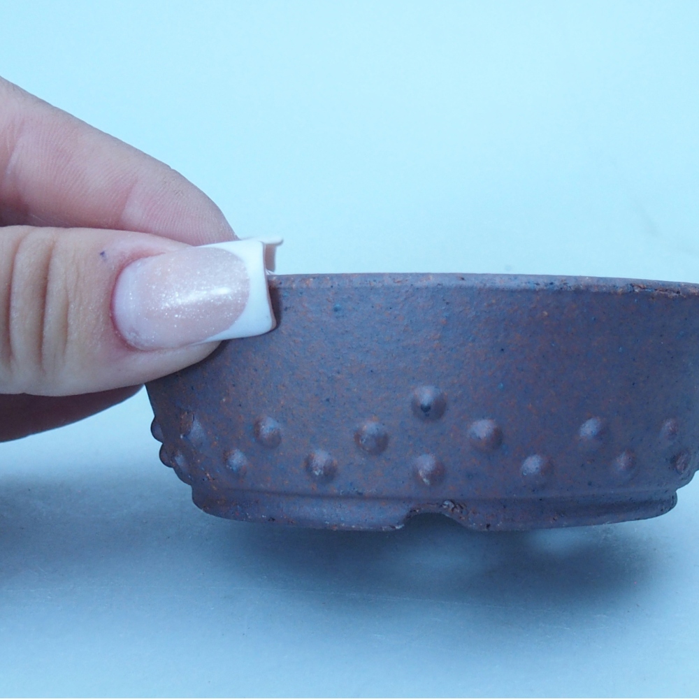 Miska 8,5 x 8,5 x 3 cm barva hnědá