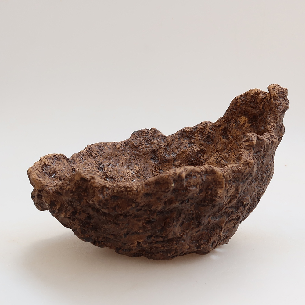 Keramická Skořápka 19 x 17 x 13 cm , barva hnědá