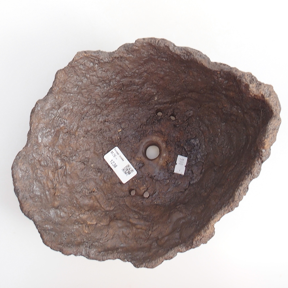 Keramická Skořápka 25 x 21 x 21 cm , barva hnědá