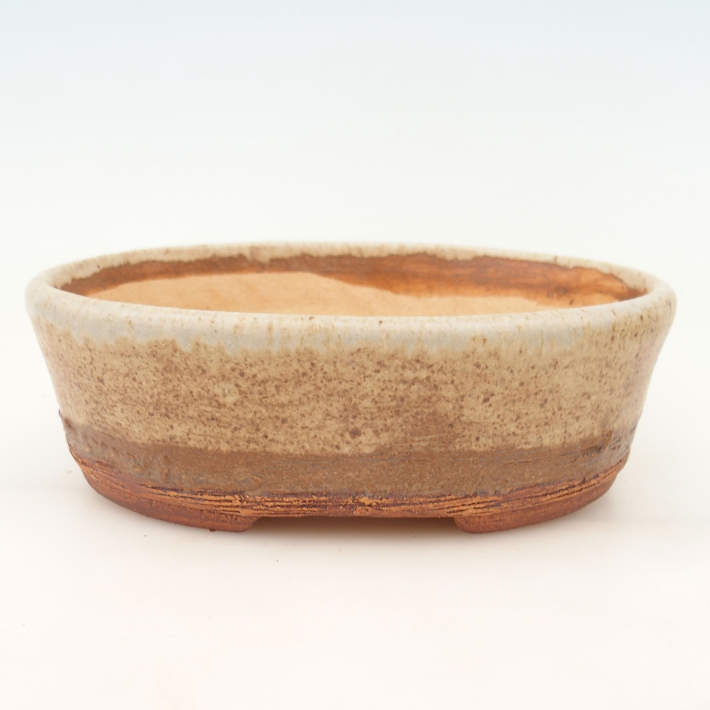 Bonsai miska 20 x 16 x 6,5 cm , barva béžová