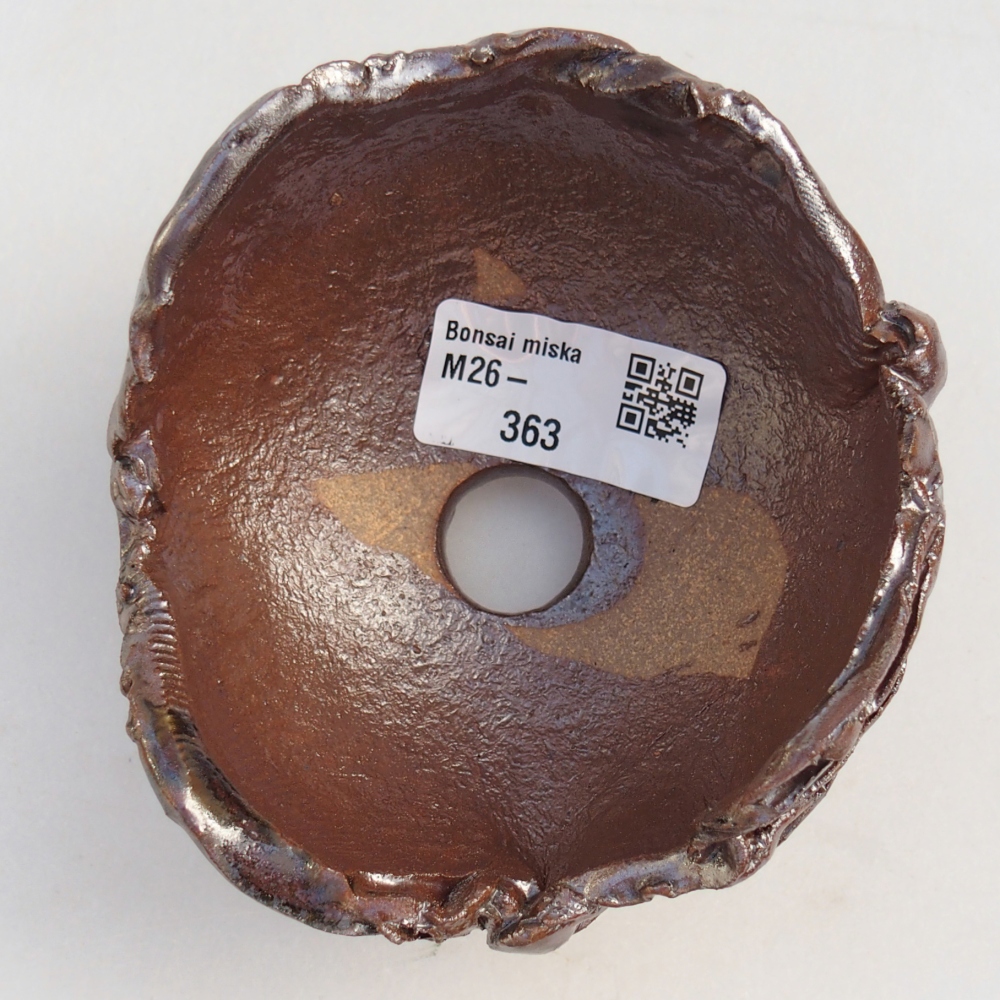 Keramická Skořápka 10 x 9 x 7 cm , barva hnědá