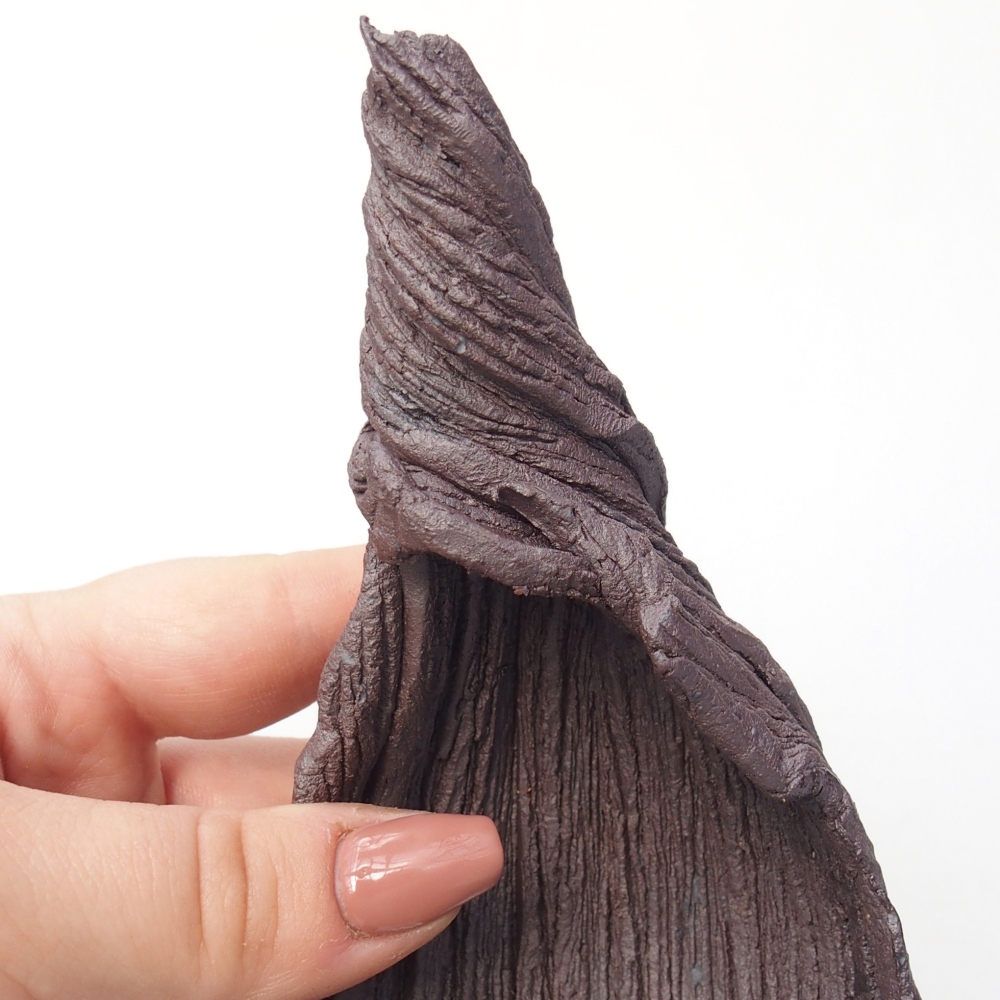 Keramická Skořápka 10 x 7,5 x 14,5 cm , barva kovová