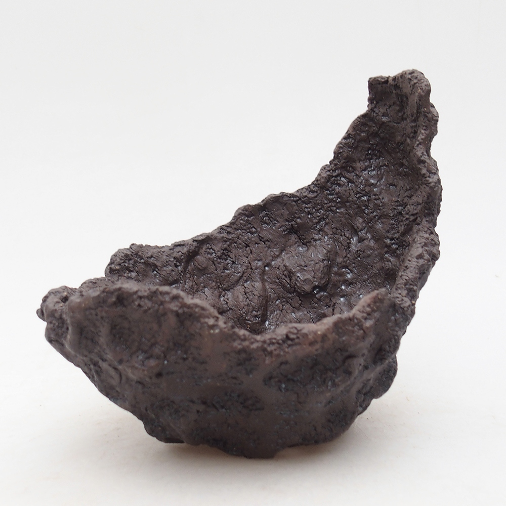 Keramická Skořápka  15 x 12,5 x 14 cm , barva hnědá