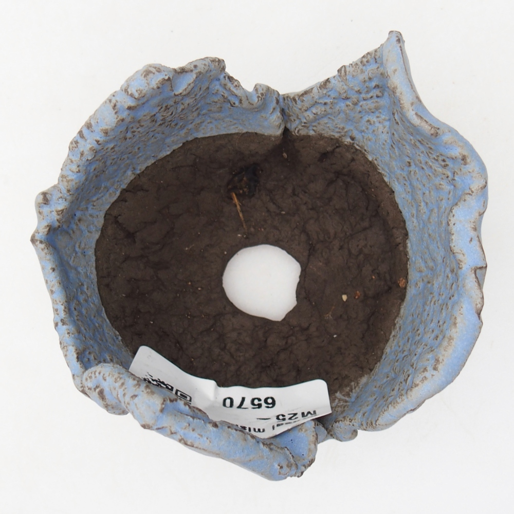 Keramická Skořápka  7 x 8 x 5,5 cm , barva modrá