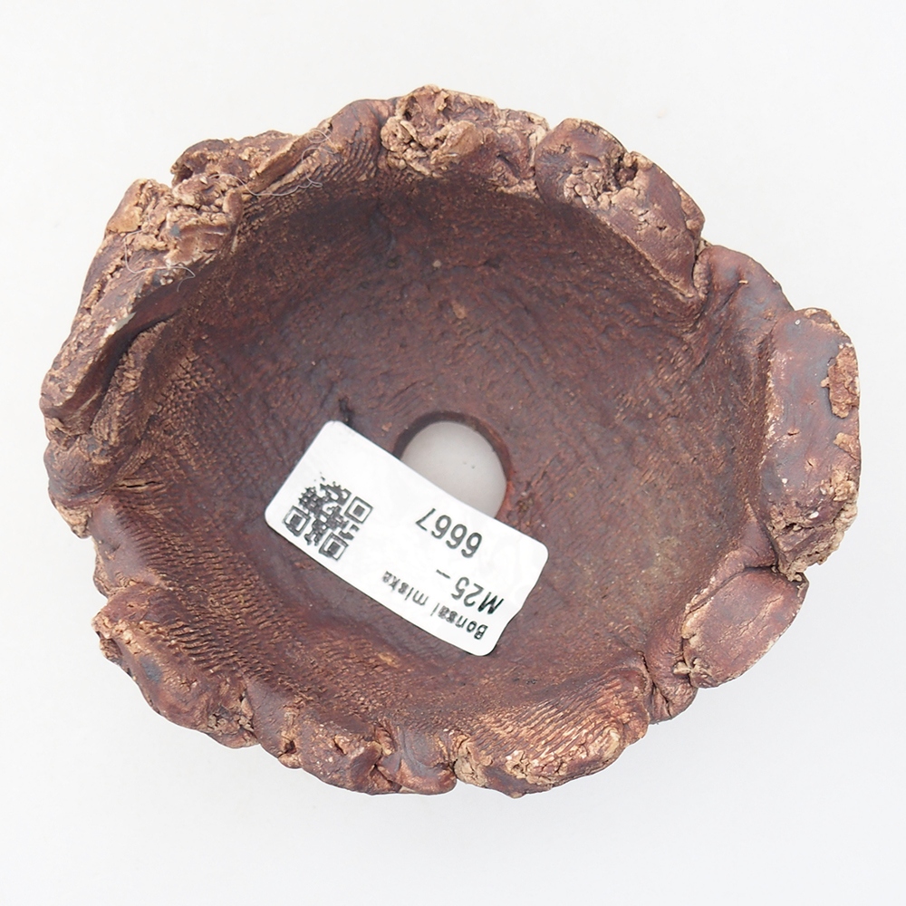 Keramická Skořápka  9 x 9 x 6 cm , barva hnědá