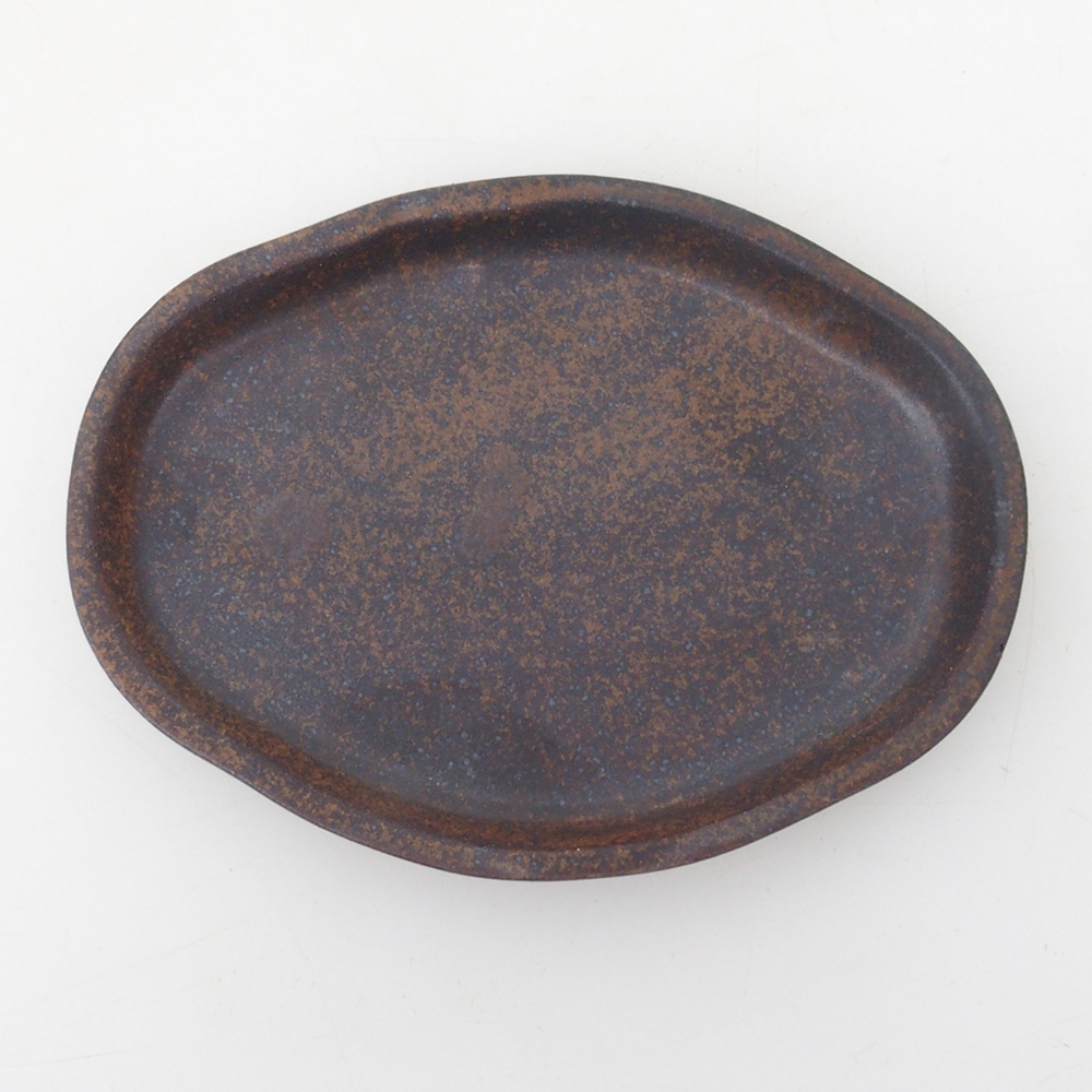 Keramická podmiska H05 -11 x 8,5 x 1 cm  - hnědá