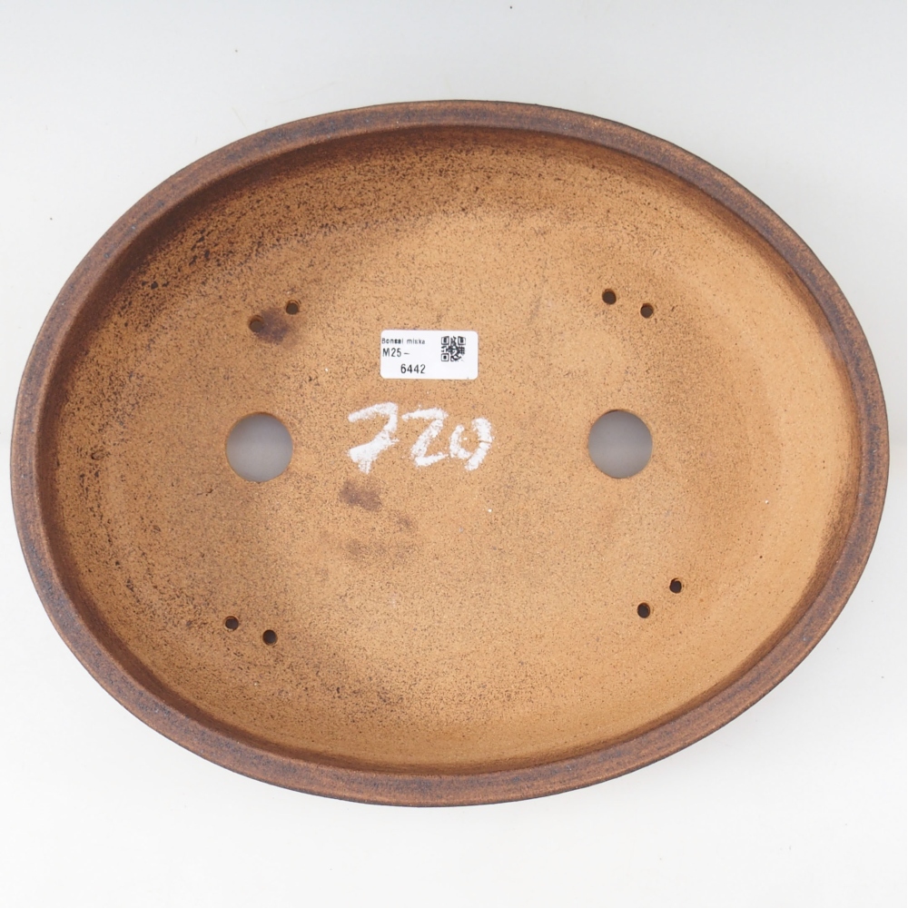 Bonsai miska 33 x 26,5 x 7 cm , barva hnědá