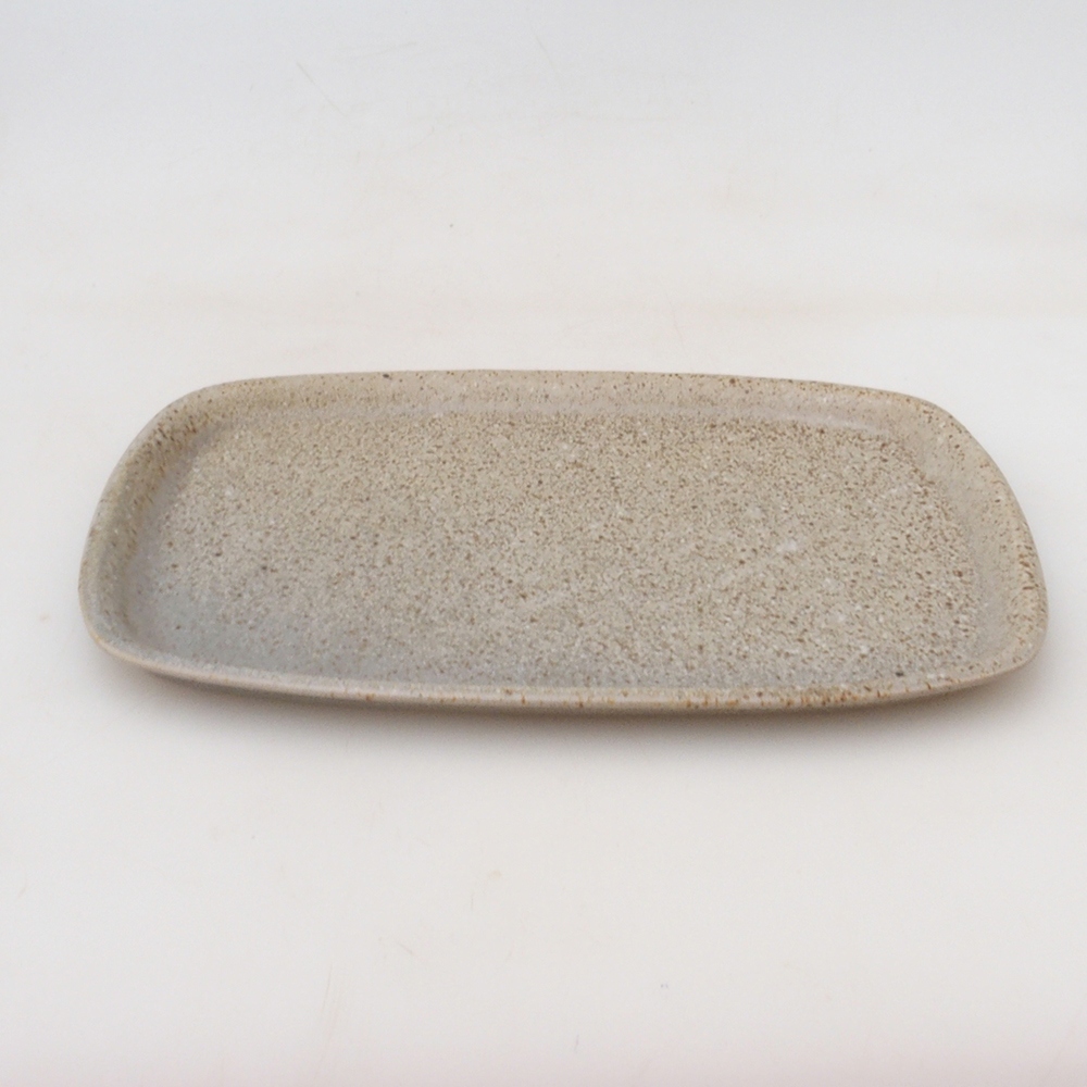 Keramická podmiska H08 - 22,5 x 16 x 1 cm - béžová