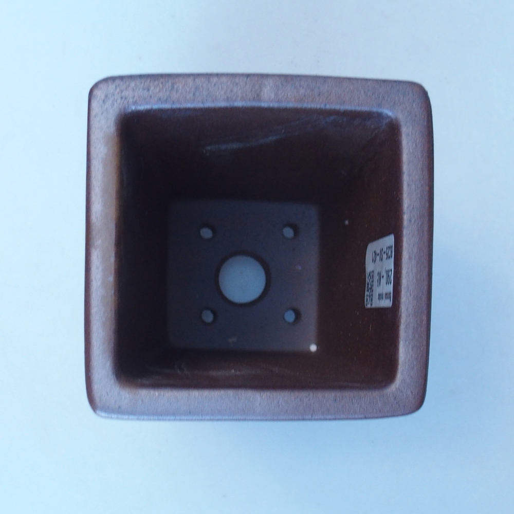 Miska 9 x 9 x 16,5 cm barva hnědá
