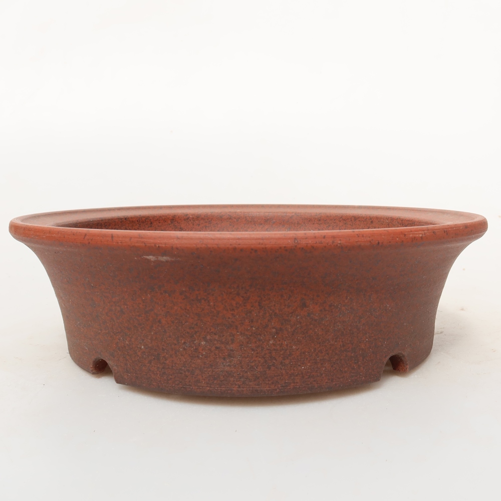 Keramická Skořápka  19 x 19 x 5,5 cm , barva cihlová