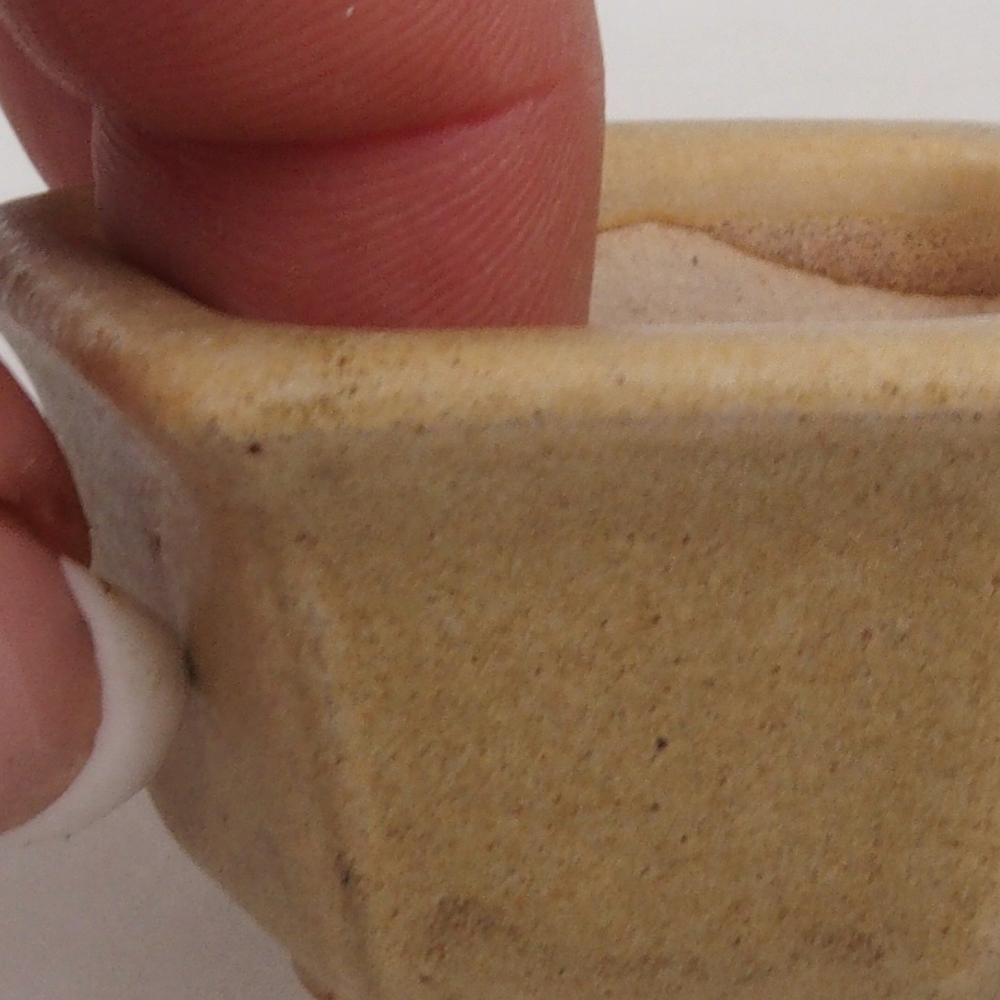 Mini bonsai miska 5 x 4,5 x 3 cm, barva hnědá