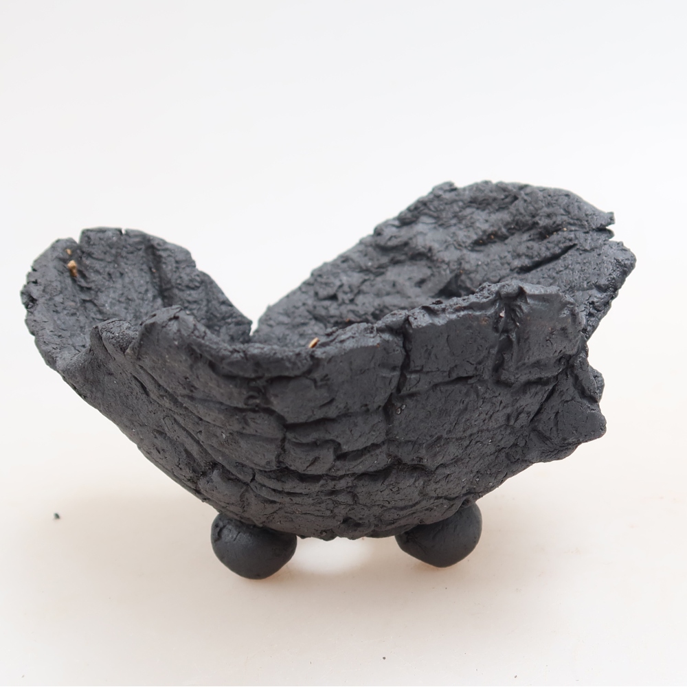 Keramická Skořápka  11 x 11 x 7 cm , barva kovová