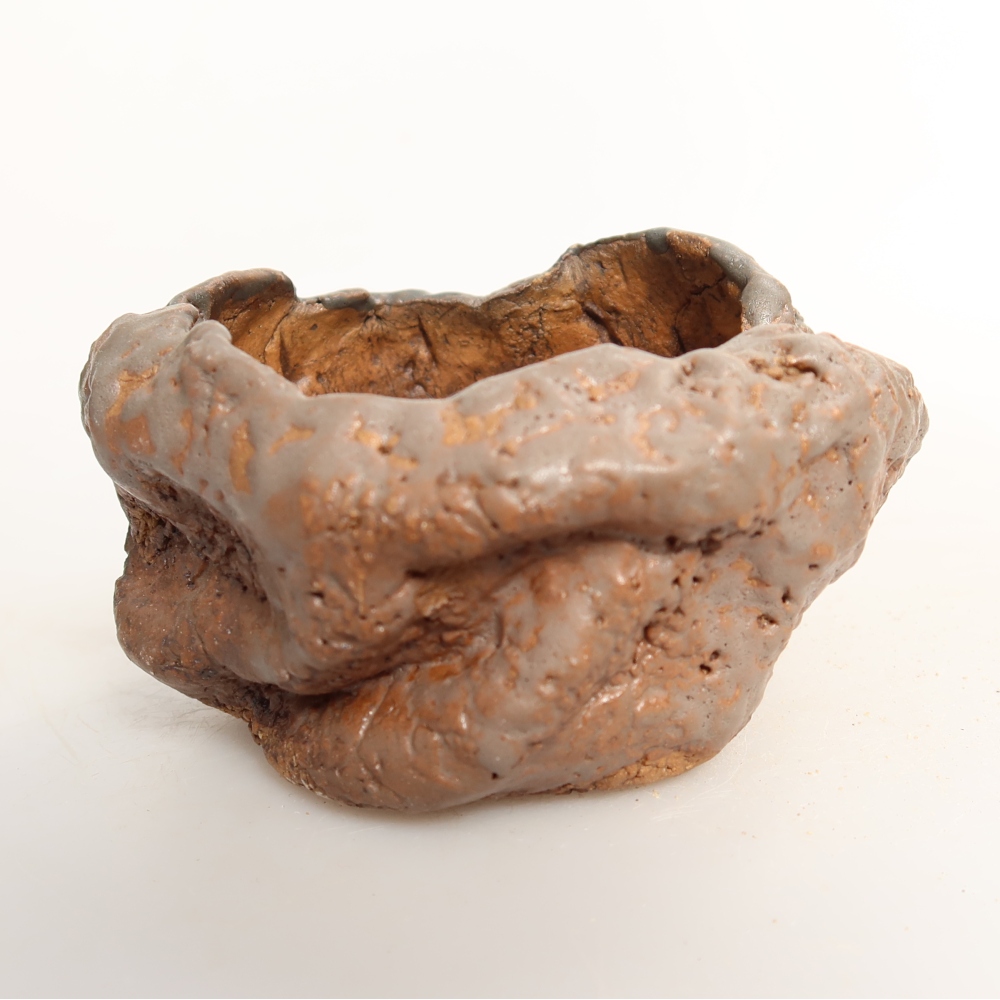 Keramická Skořápka  8 x 7,5 x 4,5 cm , barva zelená
