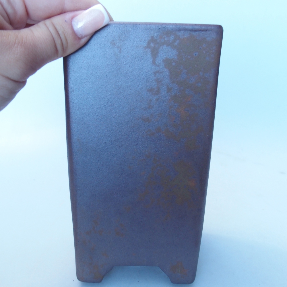 Miska 9 x 9 x 16,5 cm barva hnědá