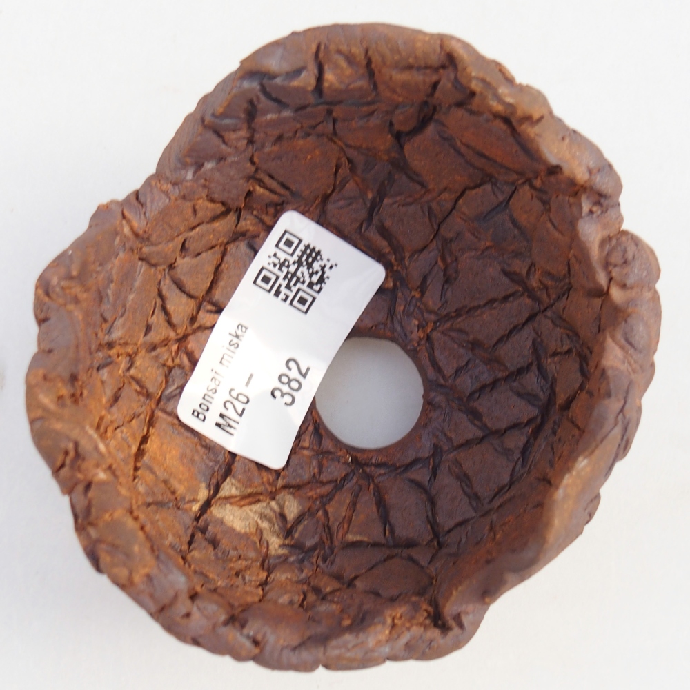 Keramická Skořápka 8,5 x 8,5 x 6 cm , barva hnědá