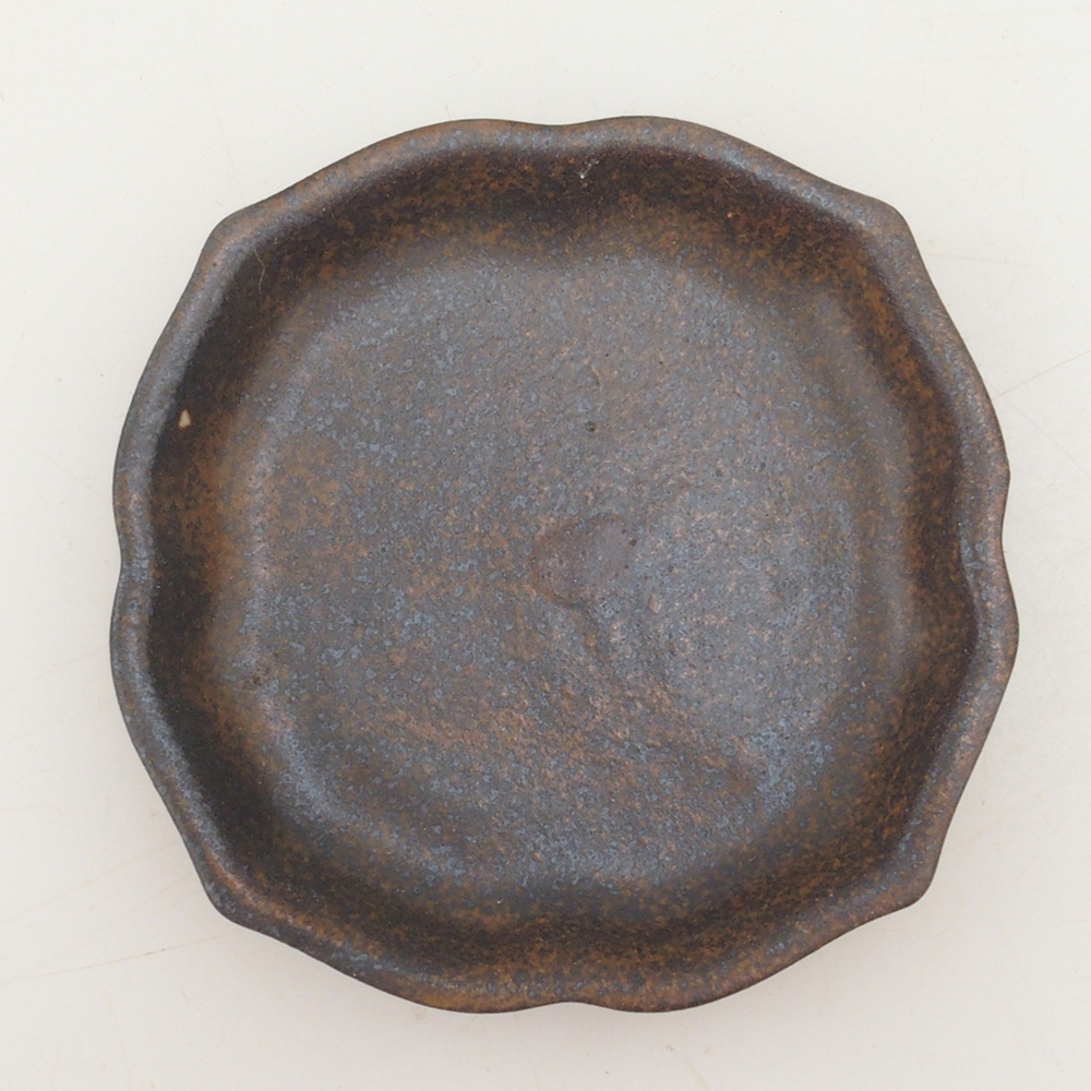 Keramická podmiska H95 - 8 x 8 x 1 cm - hnědá