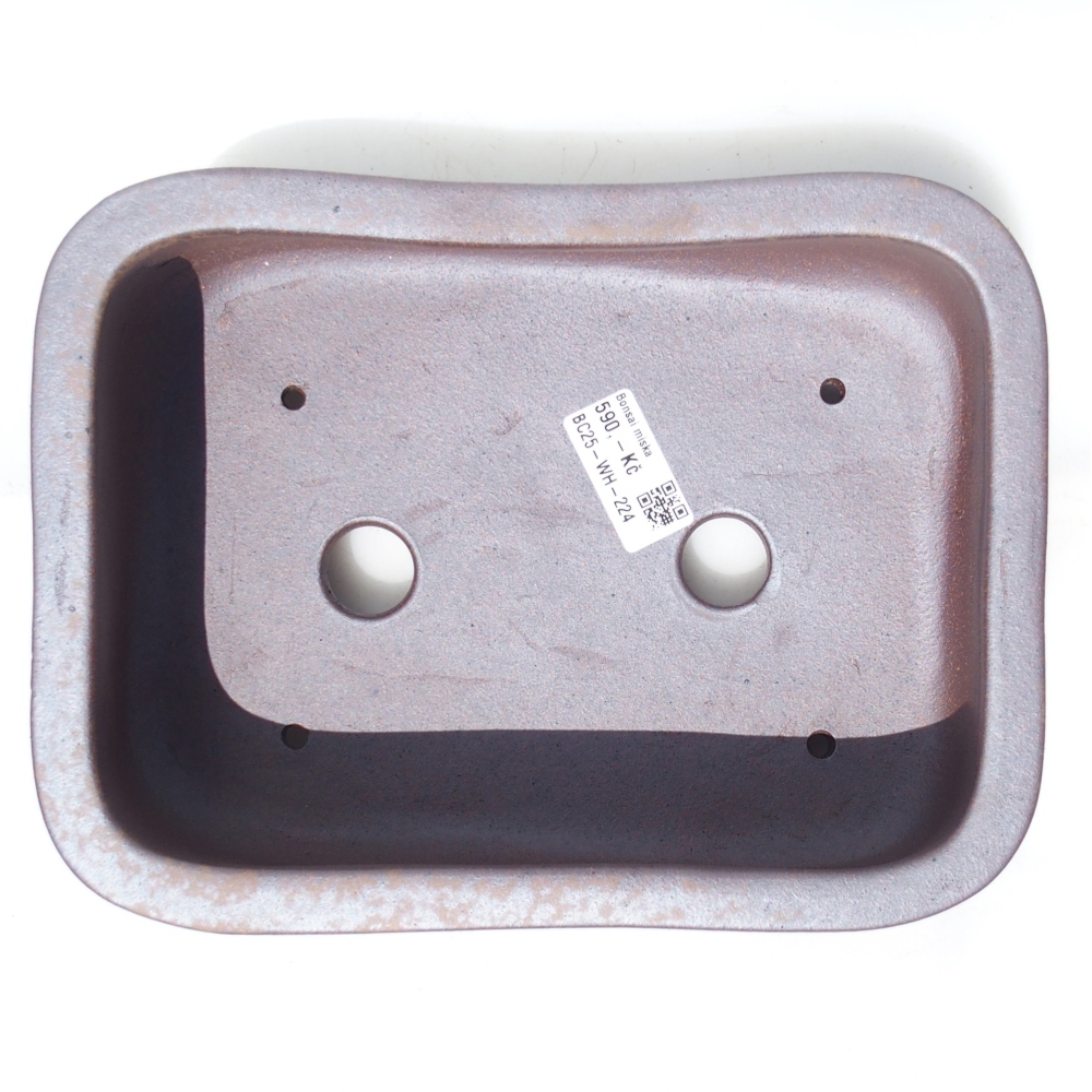 Miska 23,5 x 17 x 8,5 cm barva hnědá  