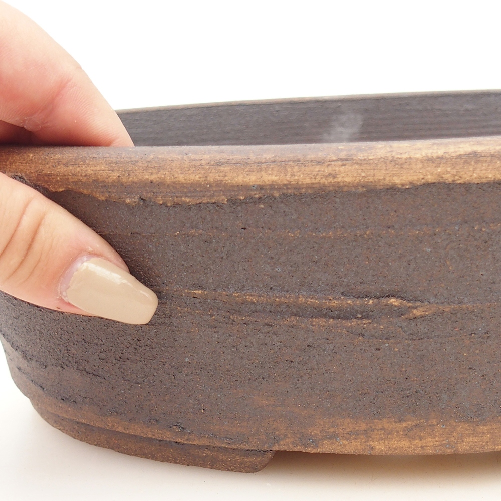 Bonsai miska 26 x 20 x 8 cm , barva hnědá