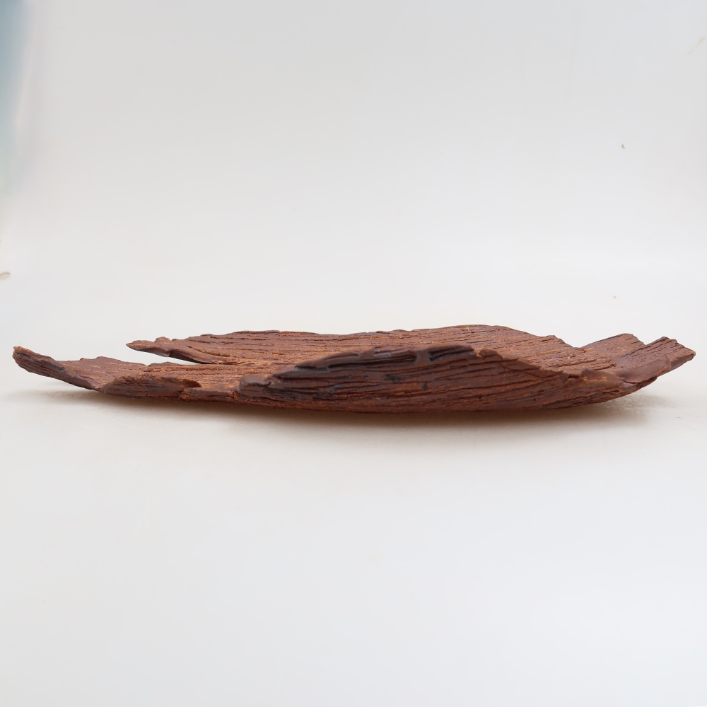 Keramická Skořápka  30,5 x 18 x 3,5 cm , barva hnědá