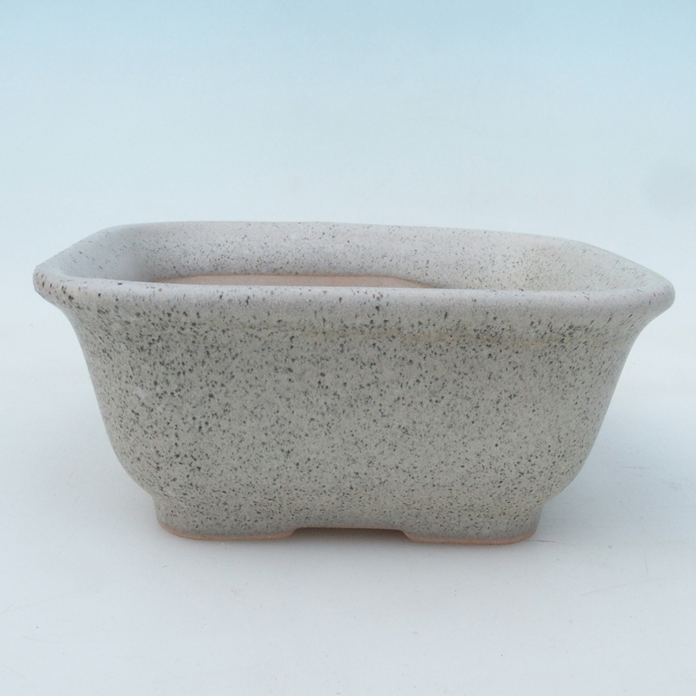 Bonsai miska + podmiska H38 - 12x10x5,5 cm. - bežová