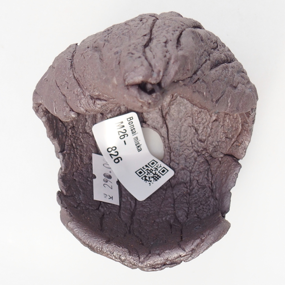 Keramická Skořápka 8 x 8 x 12,5 cm , barva kovová