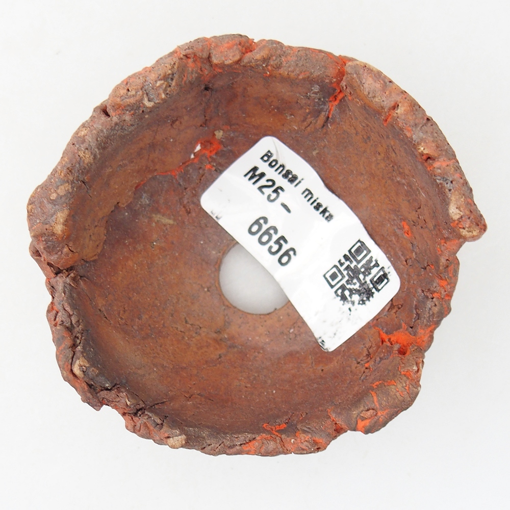 Keramická Skořápka  7 x 7 x 3,5 cm , barva oranžová