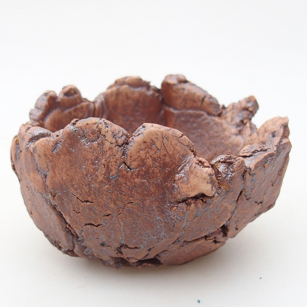 Keramická Skořápka 9,5 x 8,5 x 5,5 cm , barva hnědá