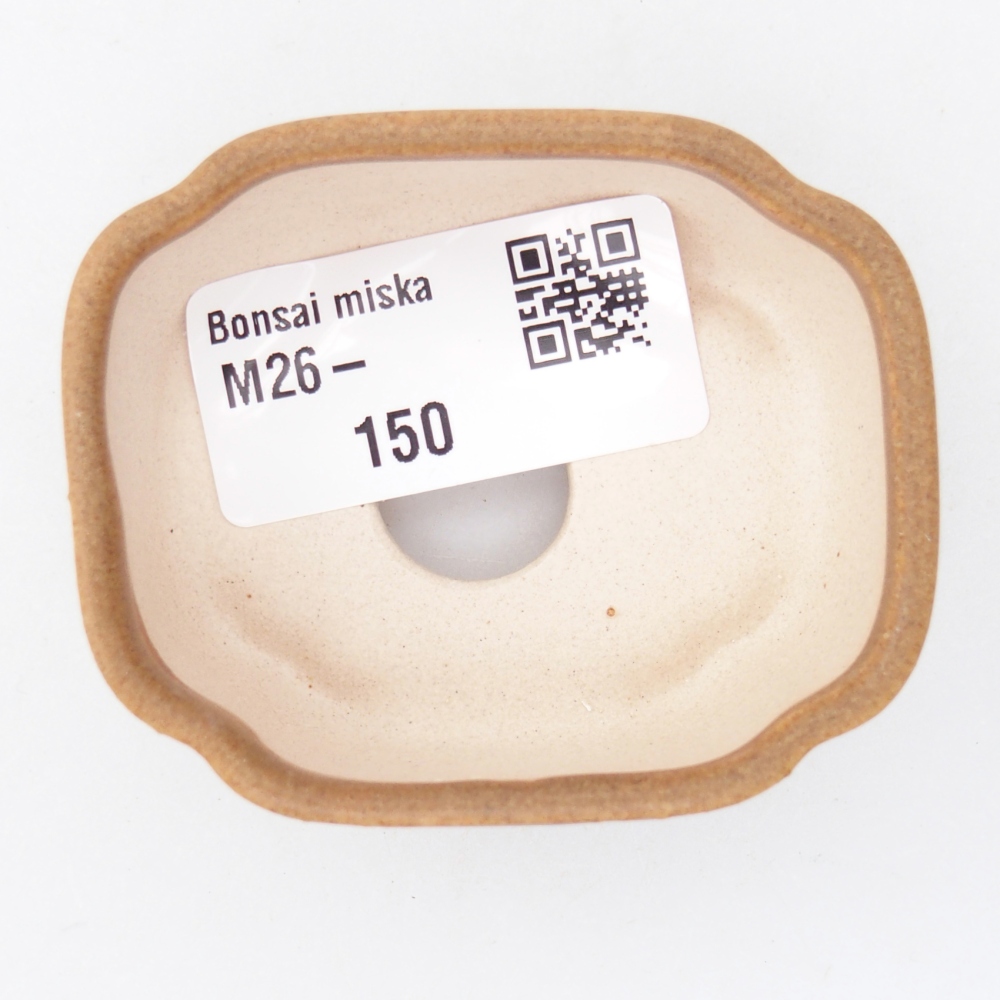 Mini bonsai miska 6 x 5 x 3 cm, barva hnědá