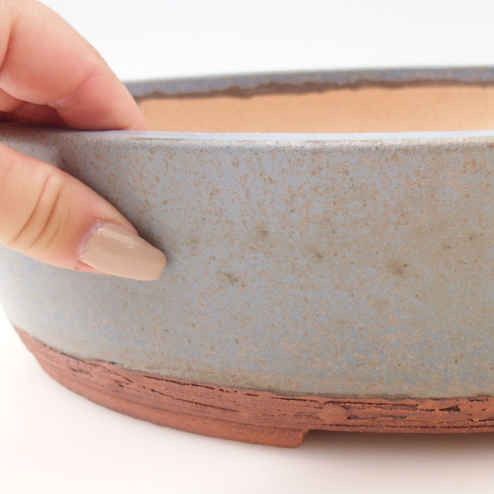 Bonsai miska 33 x 26 x 8 cm , barva modrá