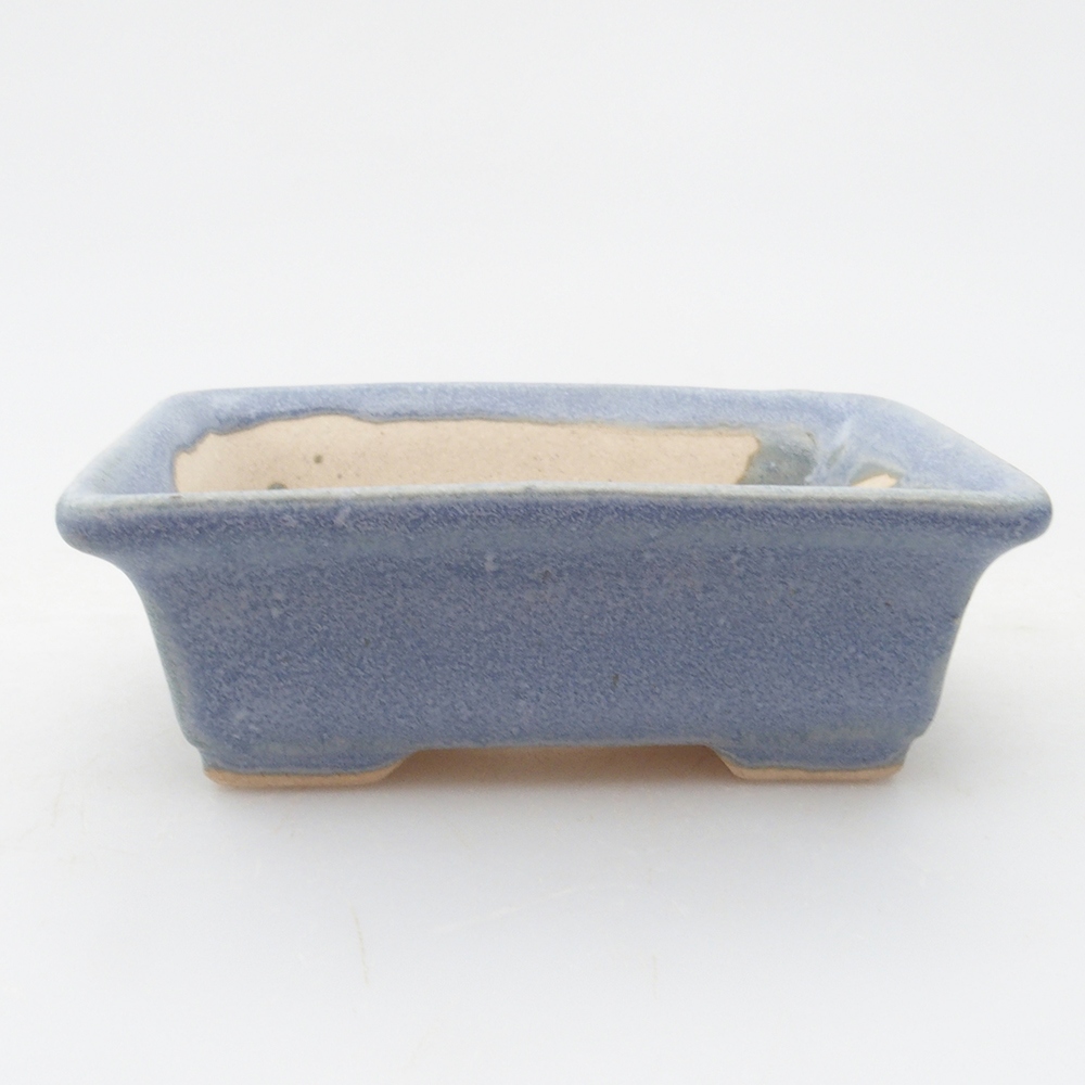 Mini bonsai miska 7,5 x 5,5 x 2,5 cm, barva modrá