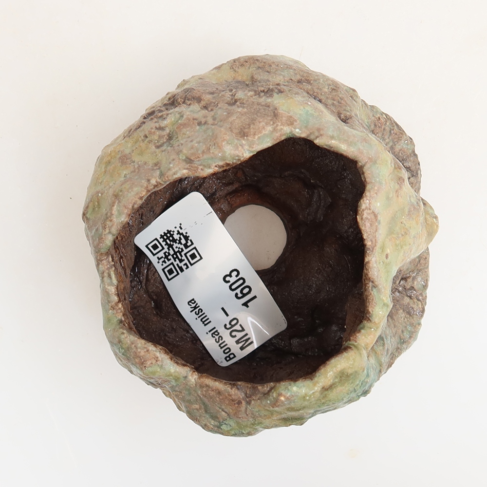 Keramická Skořápka  5,5 x 4,5 x 6 cm , barva zelená