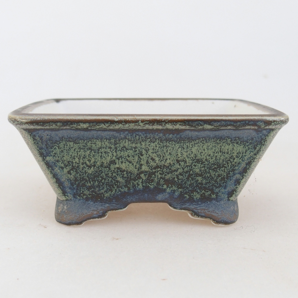 Mini bonsai miska 8,5 x 7,5 x 4 cm, barva zelená