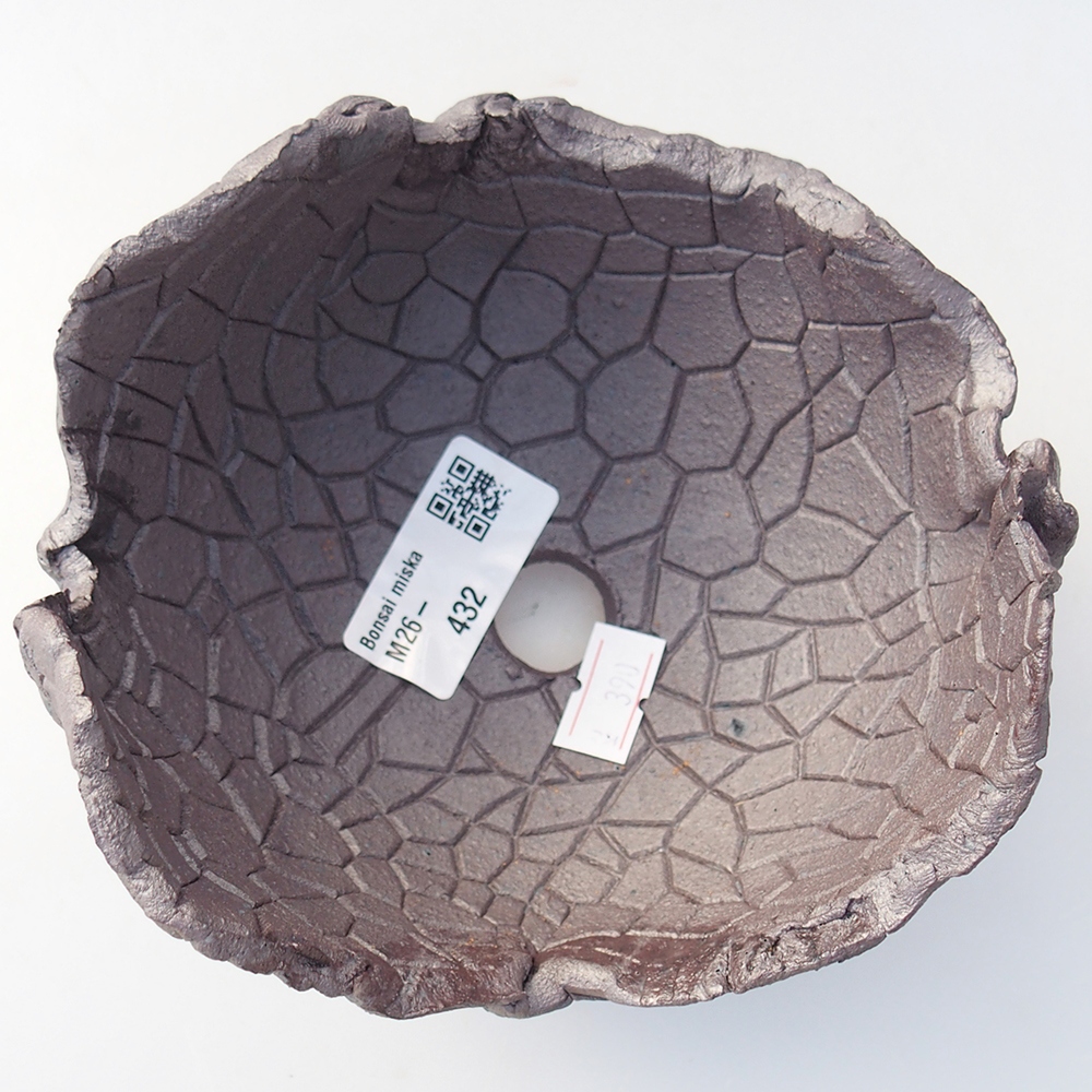 Keramická Skořápka 13 x 13 x 10 cm , barva kovová