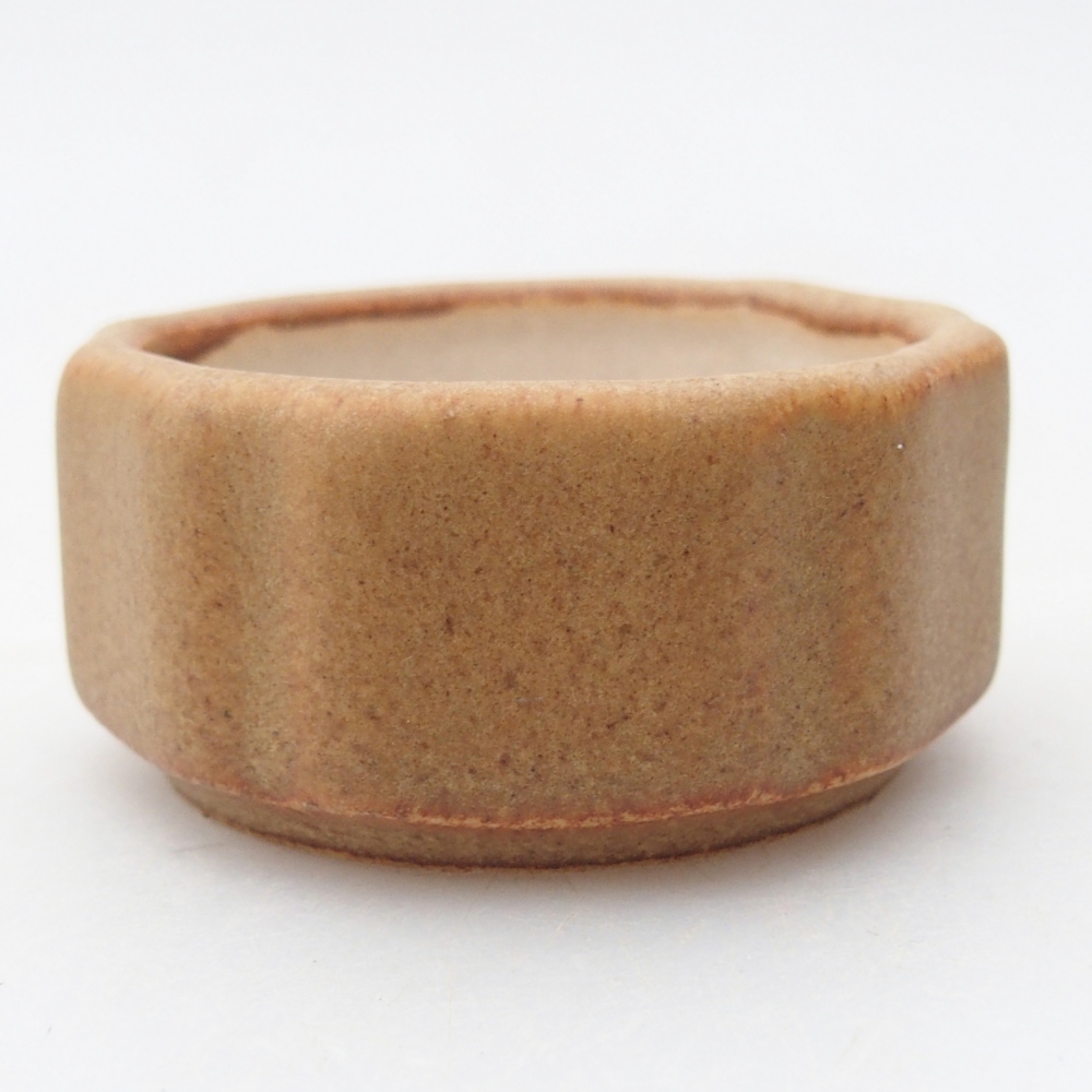 Mini bonsai miska 4,5 x 4,5 x 2,5 cm, barva hnědá