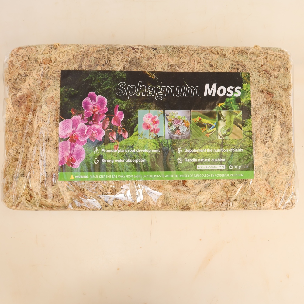 Sphagnum - rašeliník 500 gr