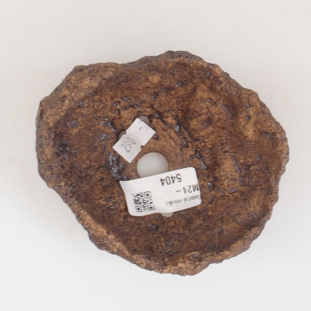 Keramická Skořápka  10 x 8 x 10 cm , barva hnědá