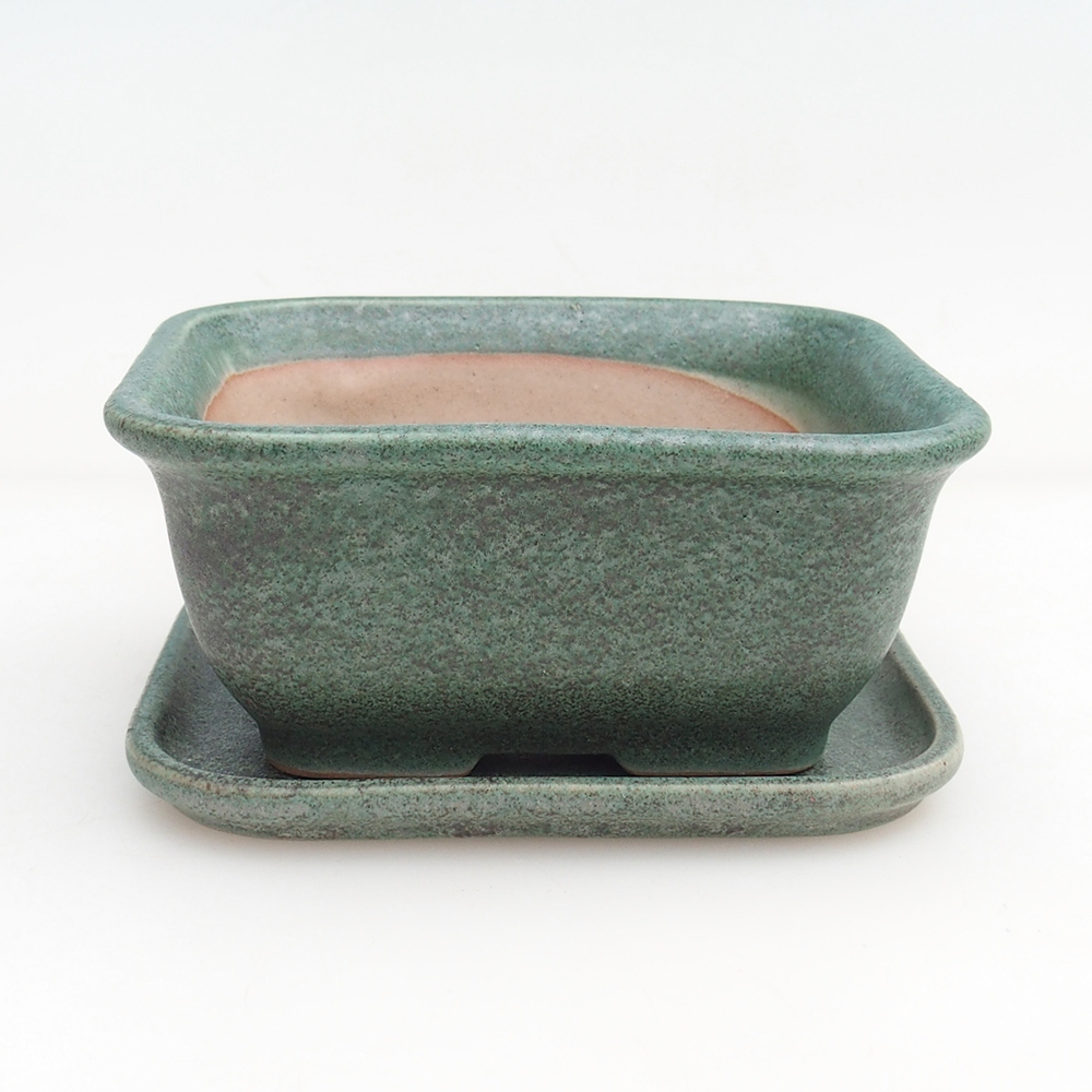Bonsai miska + podmiska H38 - 12 x 10,5 x 5 cm. 