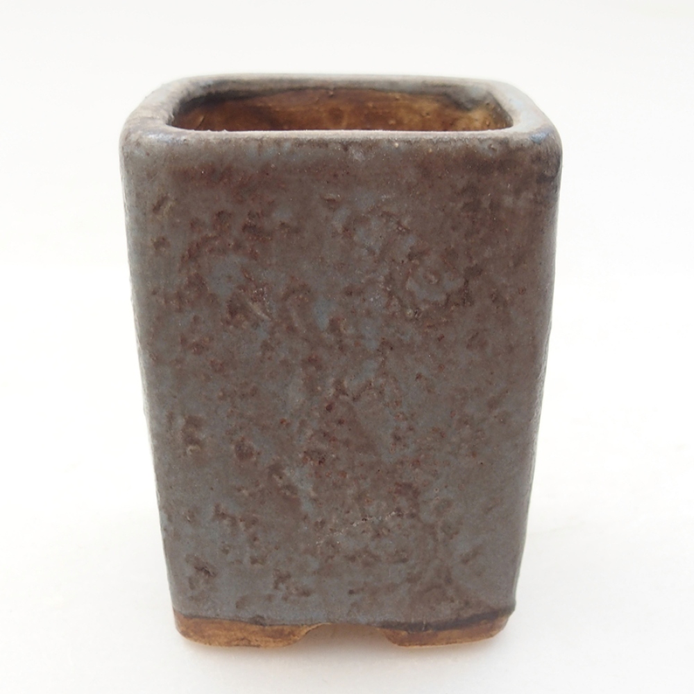 Keramická bonsai miska 5 x 5 x 6,5 cm, barva modrá