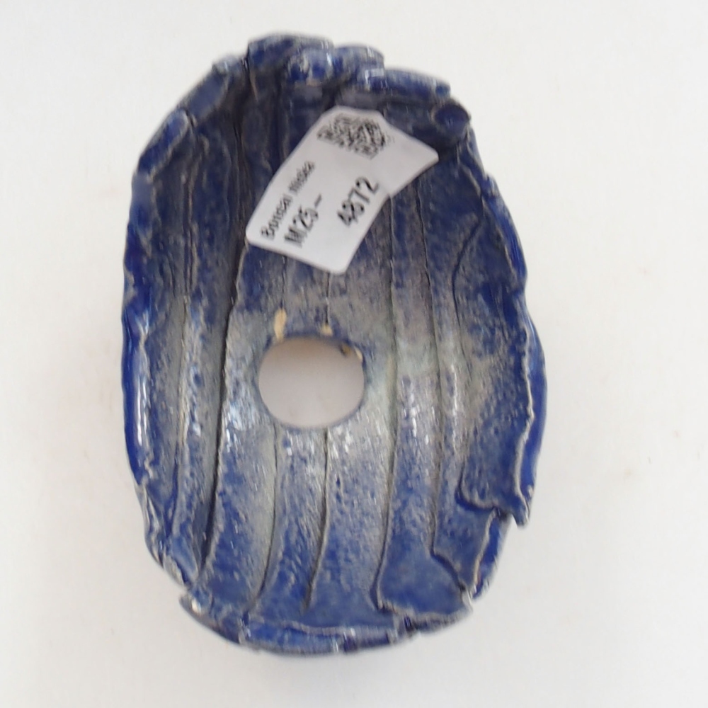 Keramická Skořápka  8 x 6 x 7 cm , barva modrá