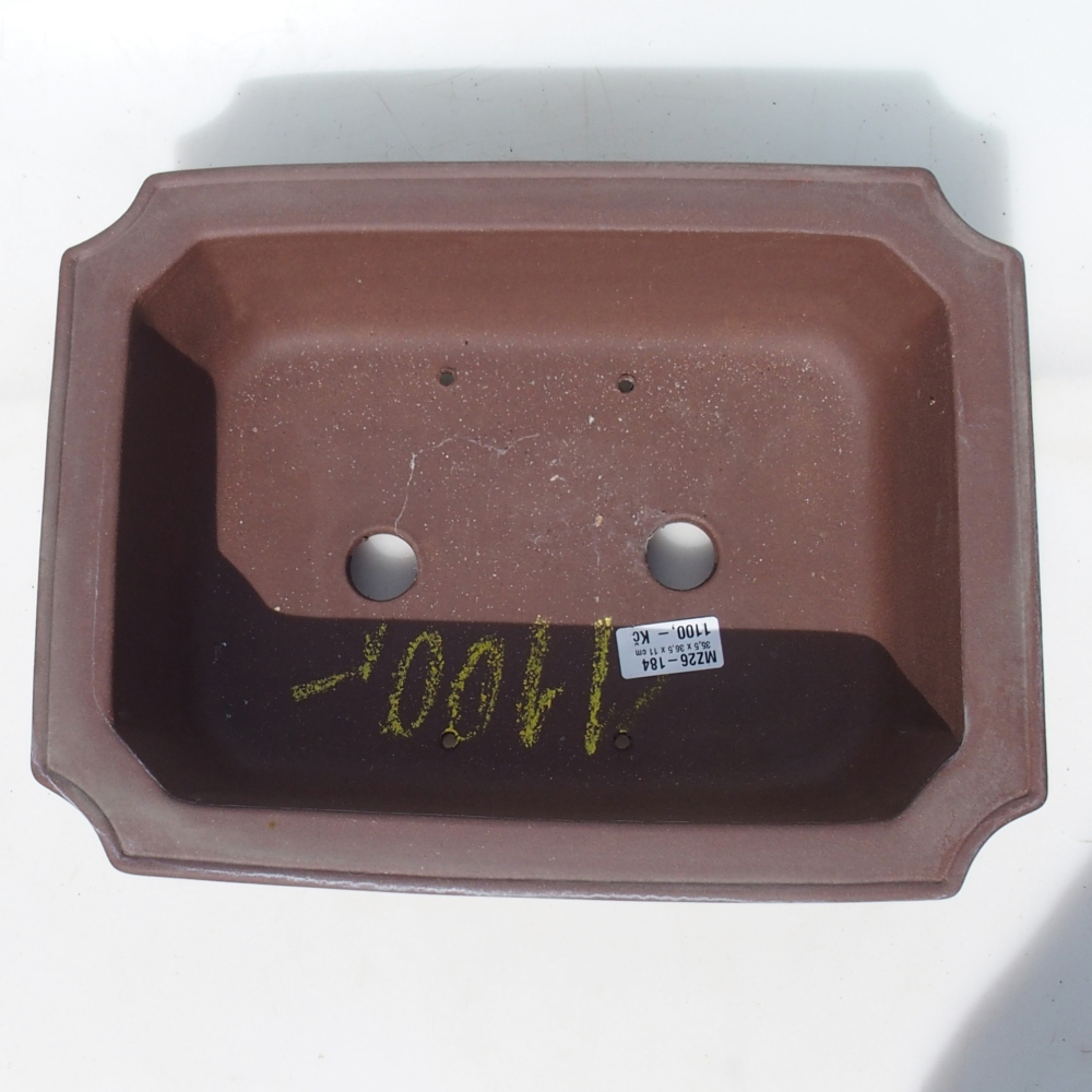 Bonsai miska 35,5 x 36,5 x 11 cm berva hnědá
