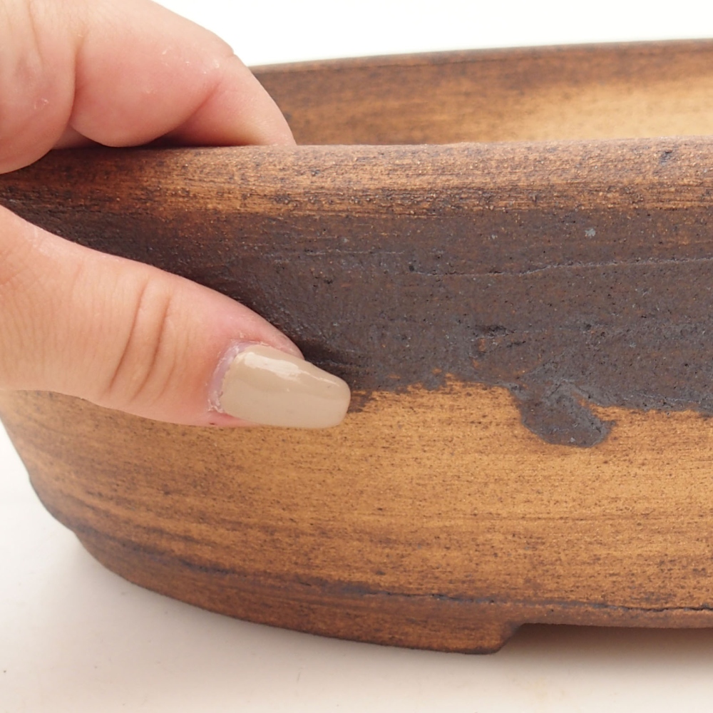 Bonsai miska 33 x 25 x 8,5 cm , barva hnědá