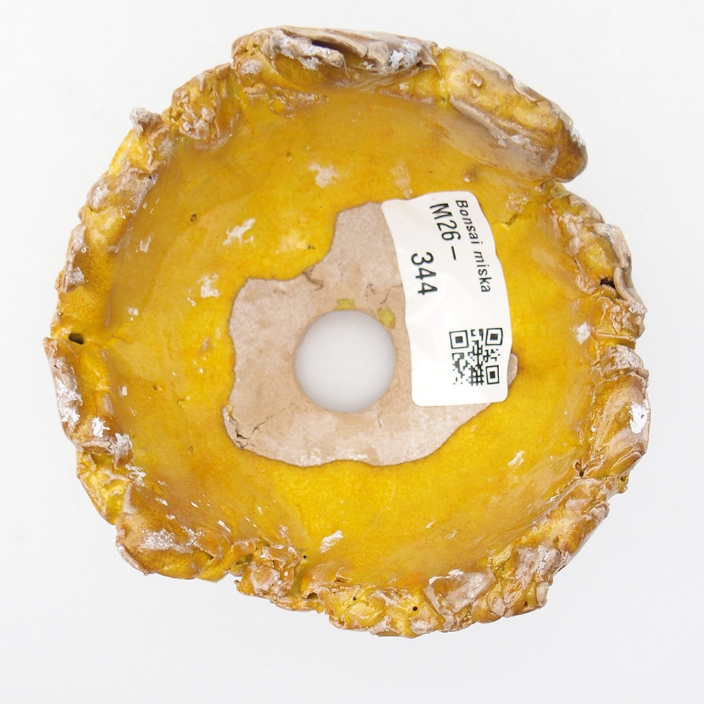 Keramická Skořápka 9,5 x 9,5 x 6,5 cm , barva žlutá