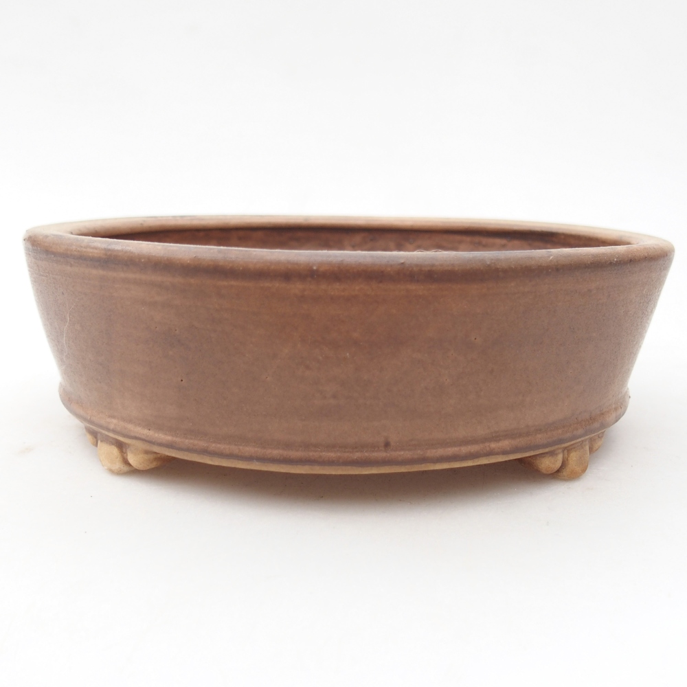 Keramická bonsai miska 15,5 x 15,5 x 5 cm, barva růžová