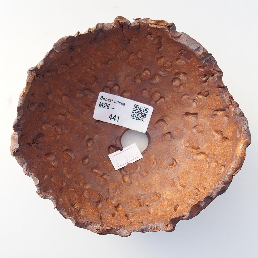 Keramická Skořápka 13 x 12,5 x 8,5 cm , barva hnědá