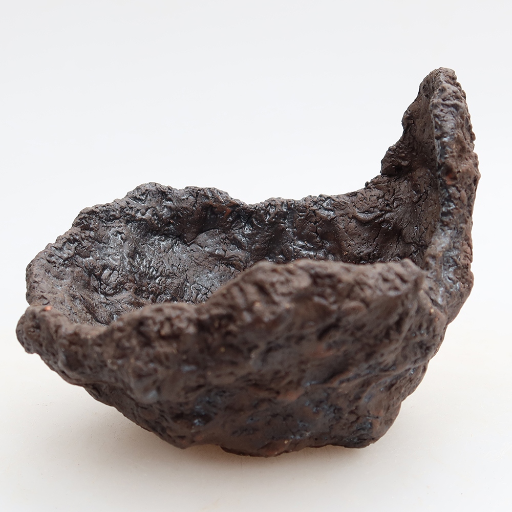 Keramická Skořápka 9,5 x 8,5 x 8 cm , barva hnědá