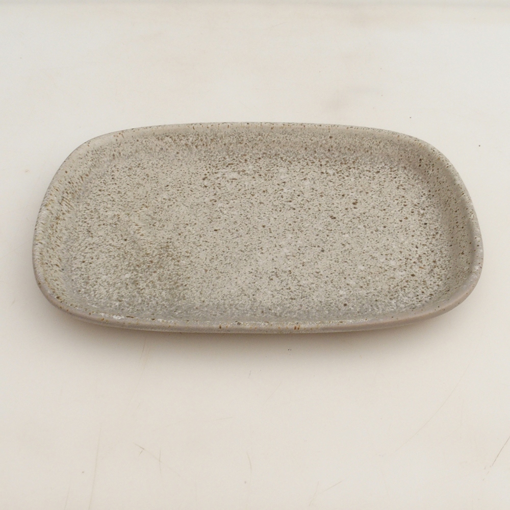 Keramická podmiska H06 - 20,5 x 14,5 x 1,5 cm  - béžová