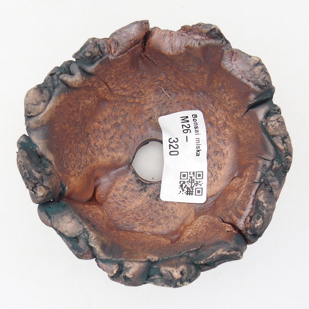 Keramická Skořápka 9,5 x 9 x 6 cm , barva zelená