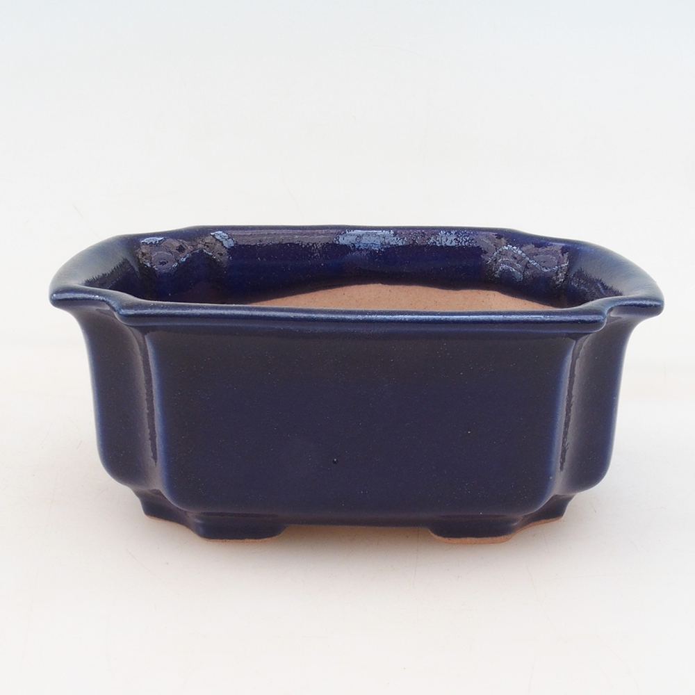 Bonsai miska H01 - 12 x 9 x 5 cm - modrá