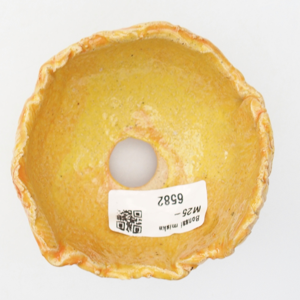 Keramická Skořápka  8 x 8 x 6 cm , barva žlutá