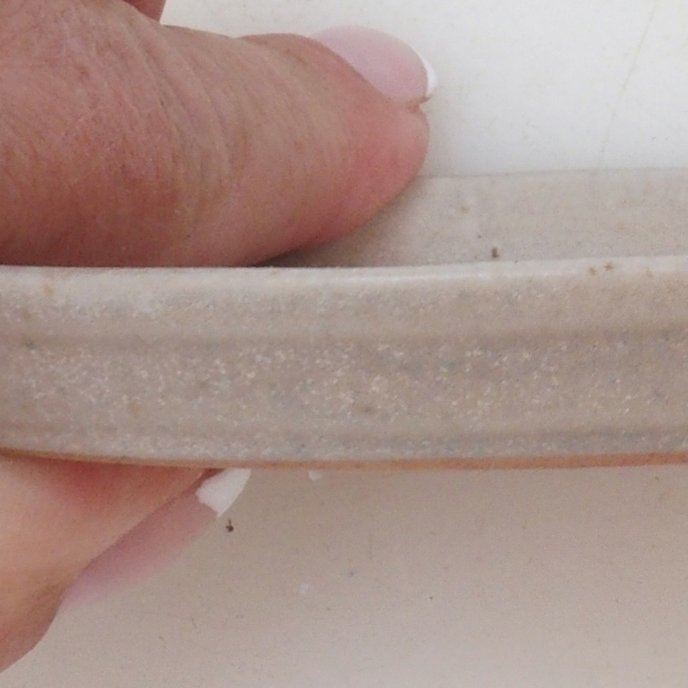 Keramická podmiska H04 - 10,5 x 8 x 1 cm - béžová